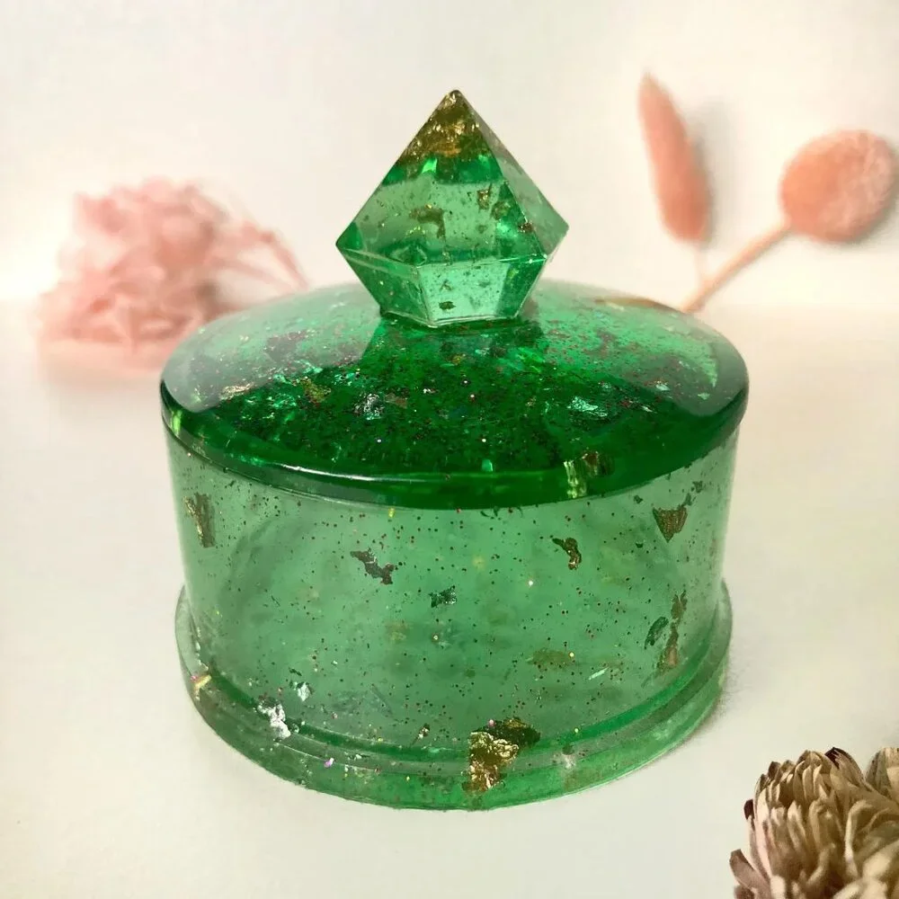 small resin trinket box